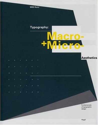 9783721203486: Typography: Macro and Microaesthetics: Fundamentals of Typographic Design