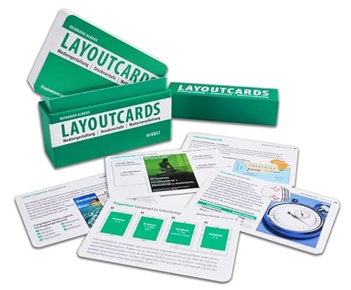 Beispielbild fr Layoutcards: Mediengestaltung | Druckvorstufe | Weiterverarbeitung zum Verkauf von medimops