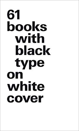 9783721209204: 61 Books with Black Type on White Cover (Large Format)