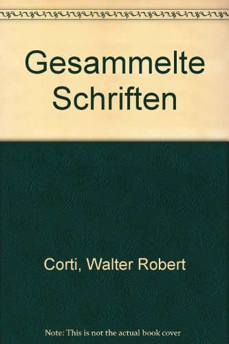 9783721400502: Gesammelte Schriften