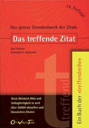 Das treffende Zitat (9783722561349) by Unknown Author