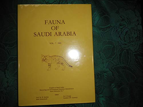 9783723400067: Fauna of Saudi Arabia, vol. 7