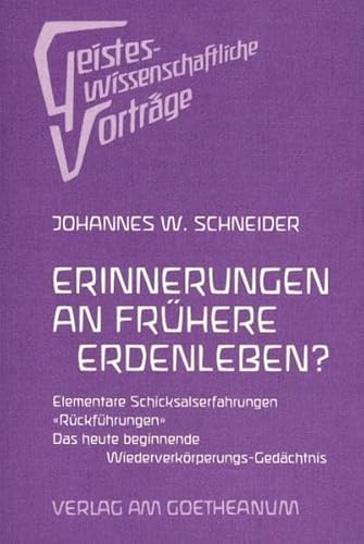 Imagen de archivo de Erinnerungen an frhere Erdenleben? a la venta por medimops