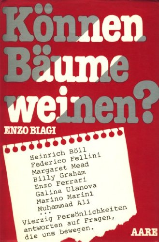 Stock image for Knnen Bume weinen? for sale by Versandantiquariat Felix Mcke