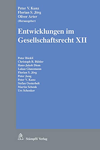 Imagen de archivo de Entwicklungen im Gesellschaftsrecht XII a la venta por Buchpark