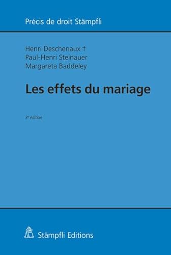 Stock image for Les effets du mariage for sale by Buchpark