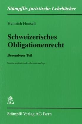 Beispielbild fr Schweizerisches Obligationenrecht Besonderer Teil 8. AUFL zum Verkauf von suspiratio - online bcherstube