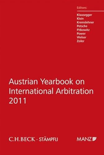 Stock image for Austrian Yearbook on International Arbitration 2011 for sale by Buchpark