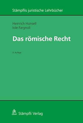 Stock image for Rmisches Recht for sale by Revaluation Books