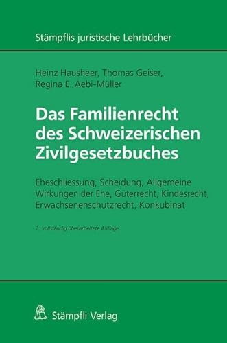 Beispielbild fr Das Familienrecht des Schweizerischen Zivilgesetzbuches zum Verkauf von Blackwell's