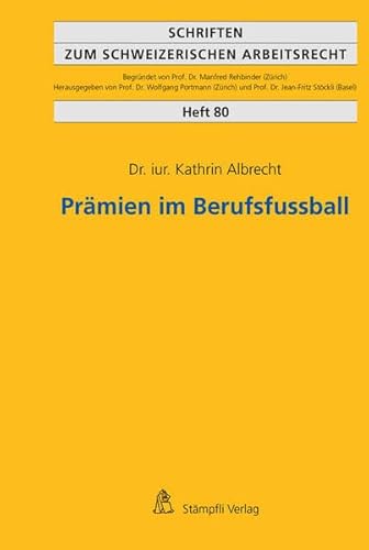 Beispielbild fr Prmien im Berufsfussball zum Verkauf von Buchpark