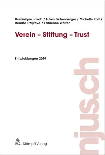 Stock image for Verein - Stiftung - Trust Entwicklungen 2019 for sale by Buchpark