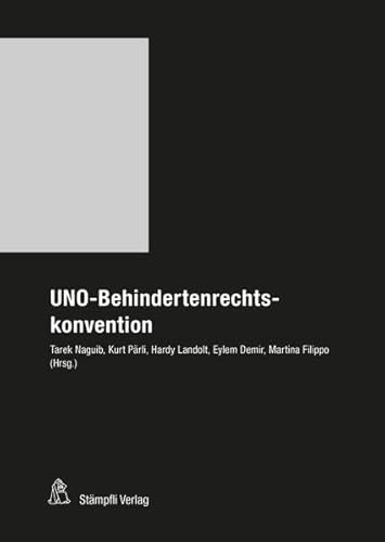 Imagen de archivo de UNO-Behindertenrechtskonvention: bereinkommen vom 13. Dezember 2006 ber die Rechte von Menschen mit Behinderungen a la venta por Revaluation Books