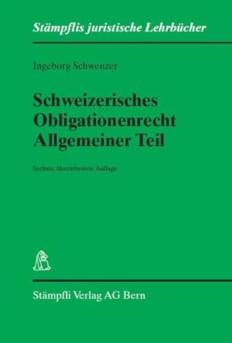 9783727286766: Schweizerisches Obligationenrecht, Allgemeiner Teil