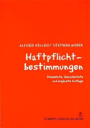 9783727287824: Haftpflichtbestimmungen