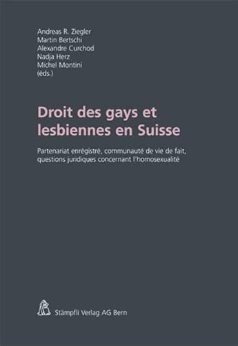 Imagen de archivo de Droits des gays et lesbiennes en Suisse a la venta por dsmbooks