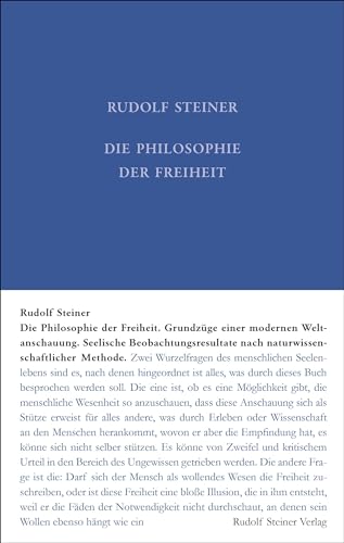 Beispielbild fr Die Philosophie der Freiheit zum Verkauf von Blackwell's