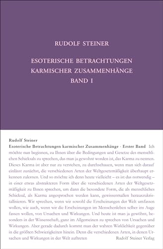 Stock image for Esoterische Betrachtungen karmischer Zusammenhnge for sale by Blackwell's