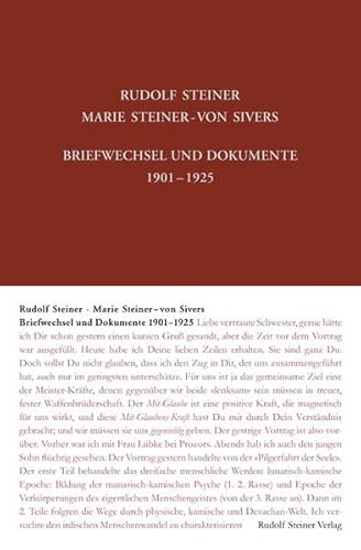 Beispielbild fr Steiner, R: Rudolf Steiner - Marie Steiner-von Sivers zum Verkauf von Blackwell's