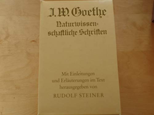 Stock image for Naturwissenschaftliche Schriften: 5 Bde. for sale by medimops