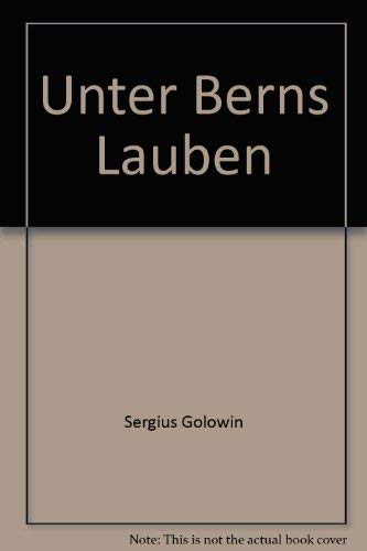 Unter Berns Lauben.