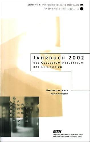 9783728128669: Jahrbuch 2002 des Collegium Helveticum der ETH Zrich