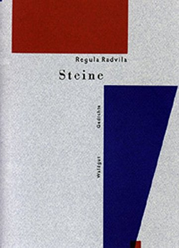 9783729402928: Steine: Gedichte by Radvila, Regula