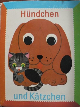 Imagen de archivo de Hndchen und Ktzchen (Pop-up-Bilderbuch) a la venta por Antiquariat Smock