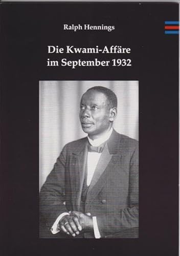 9783730813379: Die Kwami-Affre im September 1932