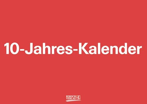 9783731804352: 10-Jahres-Kalender: Fr die Jahre 2015 bis 2024