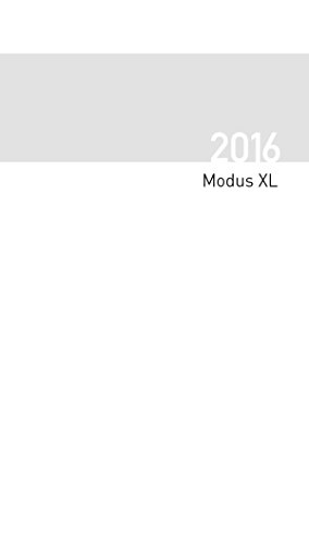 9783731810704: Taschenkalender Modus XL geheftet Einlage 2016