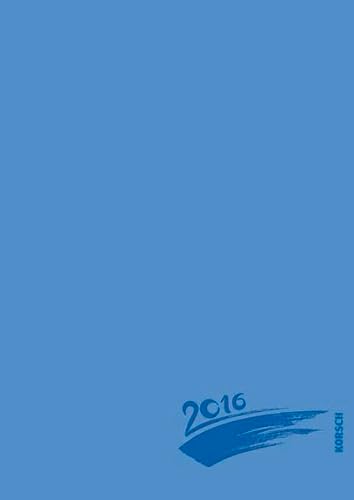 Foto-Malen-Basteln A4 blau mit Folienprägung 2016: Kalender zum Selbstgestalten