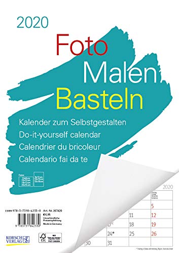 9783731842330: Foto-Malen-Basteln A4 wei Notice 2020