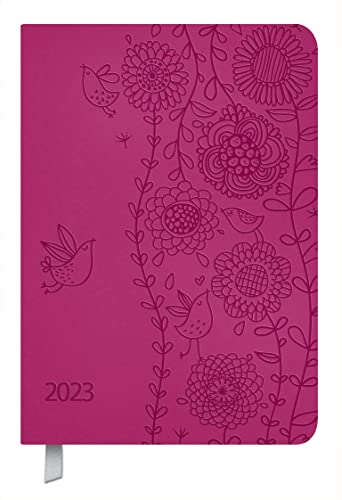 9783731865414: Timer Soft Touch pink 2023: Terminplaner in Lederoptik. Terminkalender mit Wochenbersicht und Lesezeichenband. Taschenkalender im Format: 11 x 16 cm