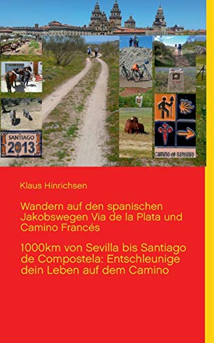 9783732234271: Wandern auf den spanischen Jakobswegen Via de la Plata und Camino Frances: 1000km von Sevilla bis Santiago de Compostela: Entschleunige dein Leben auf dem Camino
