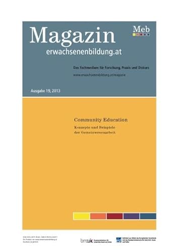 9783732244317: Community Education. Konzepte Und Beispiele Der Gemeinwesenarbeit