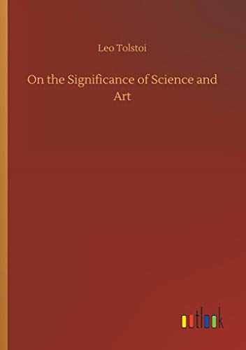 Stock image for On the Significance of Science and Art for sale by Lucky's Textbooks