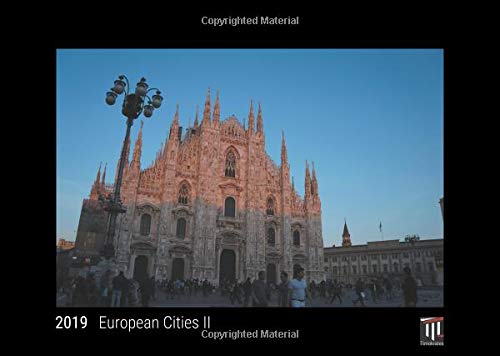 9783732703487: European Cities II 2019 - Black Edition - Timocrates wall calendar, picture calendar, photo calendar - DIN A3 (42 x 30 cm)