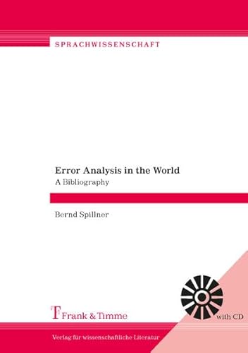 Stock image for Error Analysis in the World. A Bibliography (Sprachwissenschaft) for sale by medimops