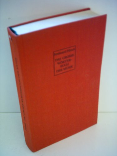 Beispielbild fr Das groe Wrterbuch der Musik zum Verkauf von medimops