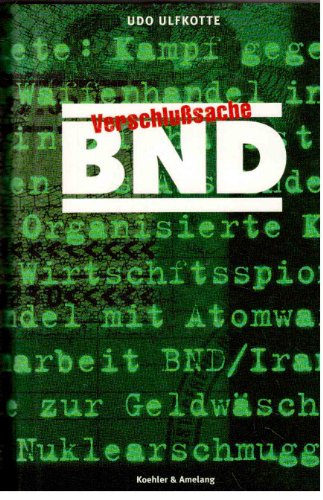 Stock image for Verschlusache BND for sale by Norbert Kretschmann