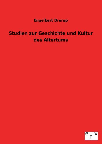 Stock image for Studien Zur Geschichte Und Kultur Des Altertums (German Edition) for sale by Lucky's Textbooks