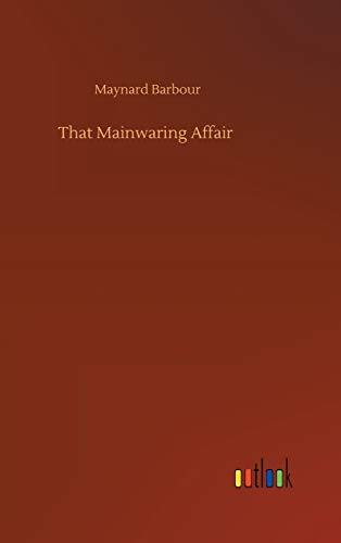 Stock image for That Mainwaring Affair for sale by Chiron Media