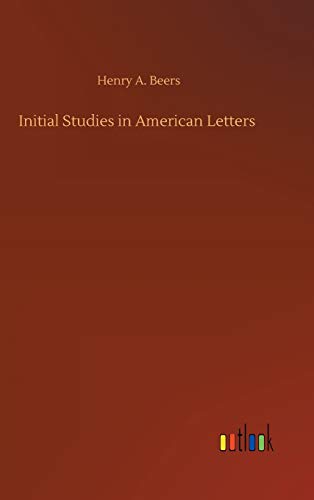 Beispielbild fr Initial Studies in American Letters zum Verkauf von Buchpark