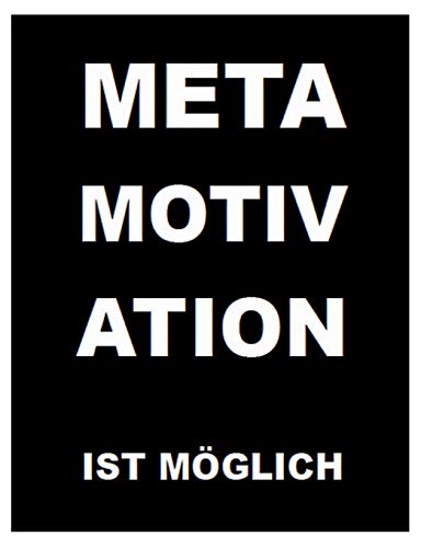 Beispielbild fr Metamotivation ist mglich Manifeste und Antiprosa zum Verkauf von Buchpark