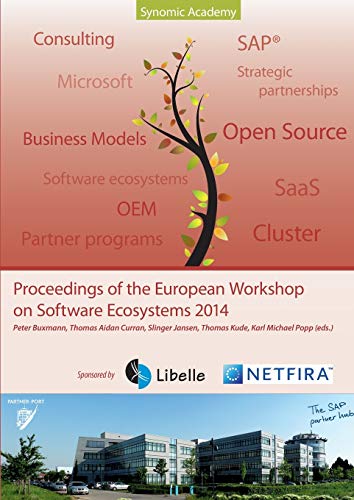 Beispielbild fr Proceedings of the European Workshop on Software Ecosystems 2014 zum Verkauf von Buchpark