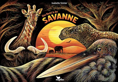 9783734860669: Eine Nacht in der Savanne: Ein besonderes Sachbilderbuch fr Kinder ab 6 Jahren und Erwachsene