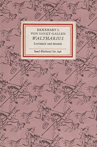 Beispielbild fr Waltharius. Leteinisch und deutsch. Insel-Bcherei Nr. 698 zum Verkauf von Hylaila - Online-Antiquariat