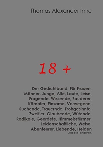 9783735781178: 18+ Der Gedichtband. (German Edition)