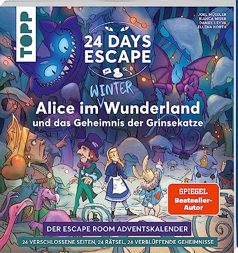 Imagen de archivo de 24 DAYS ESCAPE - Der Escape Room Adventskalender: Alice im Wunderland a la venta por GreatBookPrices